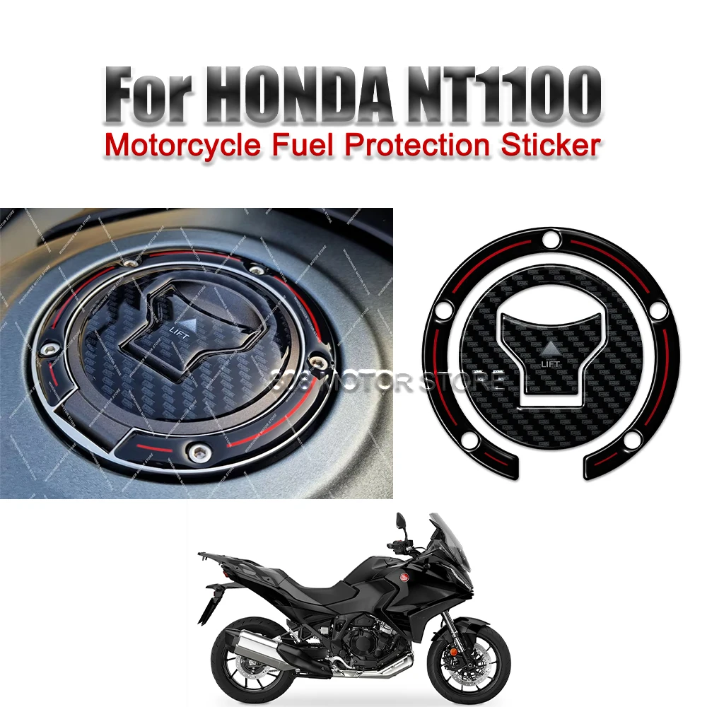 

For Honda NT1100 nt1100 Motorcycle Accessories Motorcycle Fuel Protection 3D Sticker Waterproof Decorative Sticker