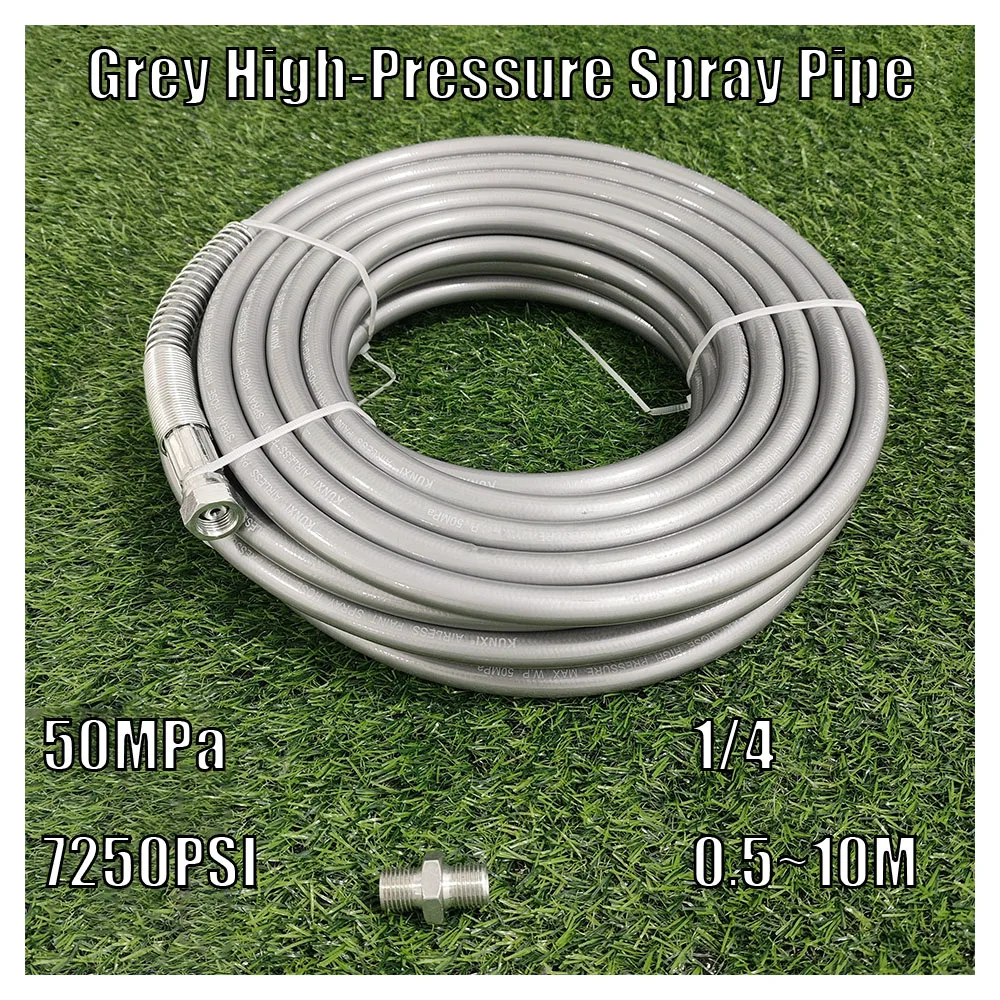 0.5-10M Ultra Flexible And Wear-Resistant Polyurethane Double-Layer Fiber High-Pressure Explosion-Proof Pipe, 7250PSI, 50MPa