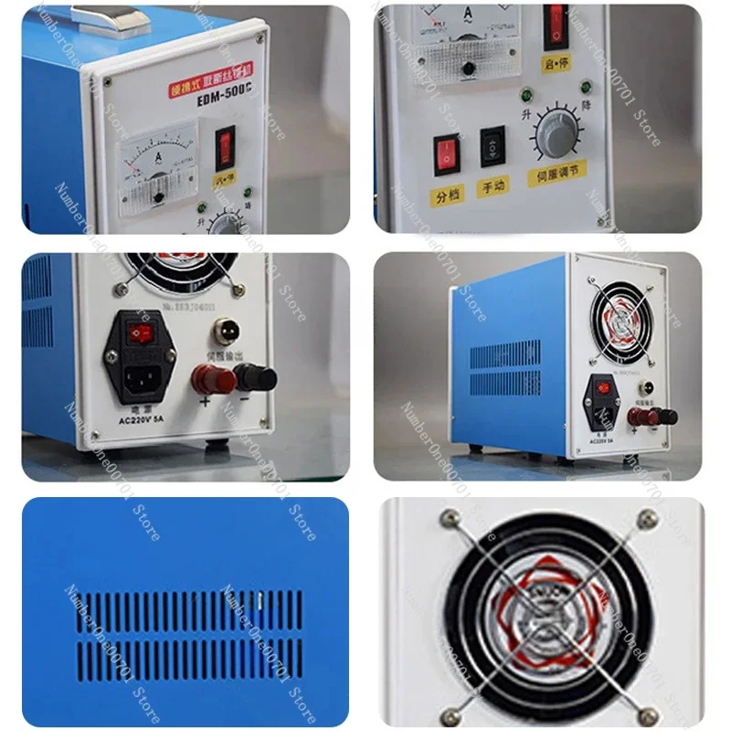 EDM-500C High requency EDM Machine Portable Breaking Tap Electrical Spark Machine Processing Bolts Screws Drill Bits Drill Holes