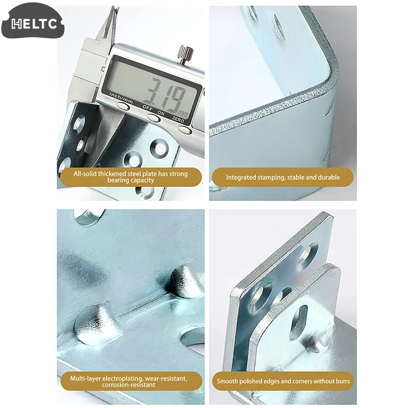 20 pçs em forma de l suportes de canto de metal chaves de canto gaveta prateleira suporte de parede fixação ângulo direito cantos cinta móveis ferragem