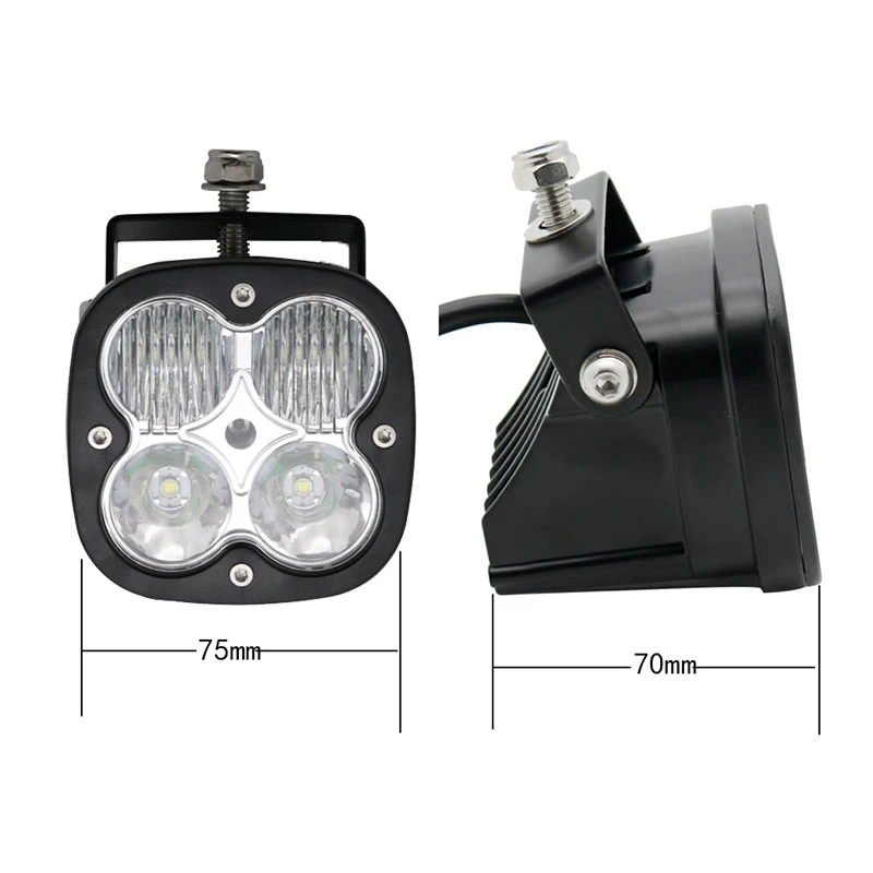 1/2pcs 40w 3Inch spot flood combo beam led work light Offroad Light Car Truck SUV ATV UTV UTE Led Driving Lights 12V 24V