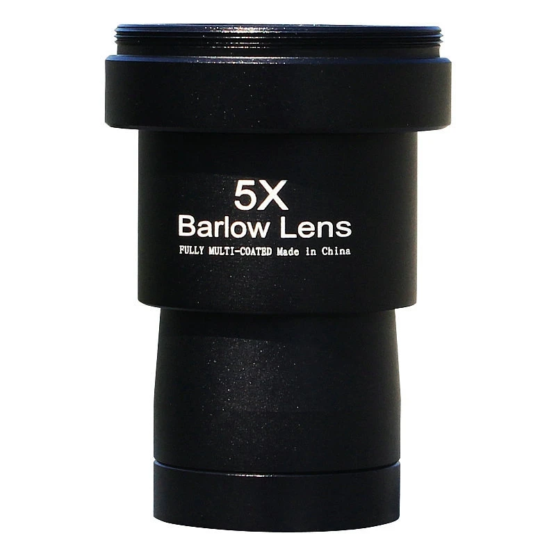 AT35 1.25 Inches 5X Barlow Lens Fully Metal Green Film With M42 Thread For Standard Telescope Eyepiece Astronomy