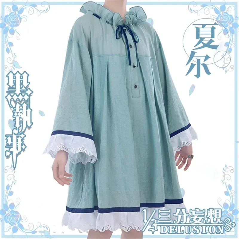 Agcos 블랙 버틀러 Ciel Phantomhive 코스프레 의상 여성 러블리 드레스 ciphanel tomhive nightdress 2025 Hot Sale