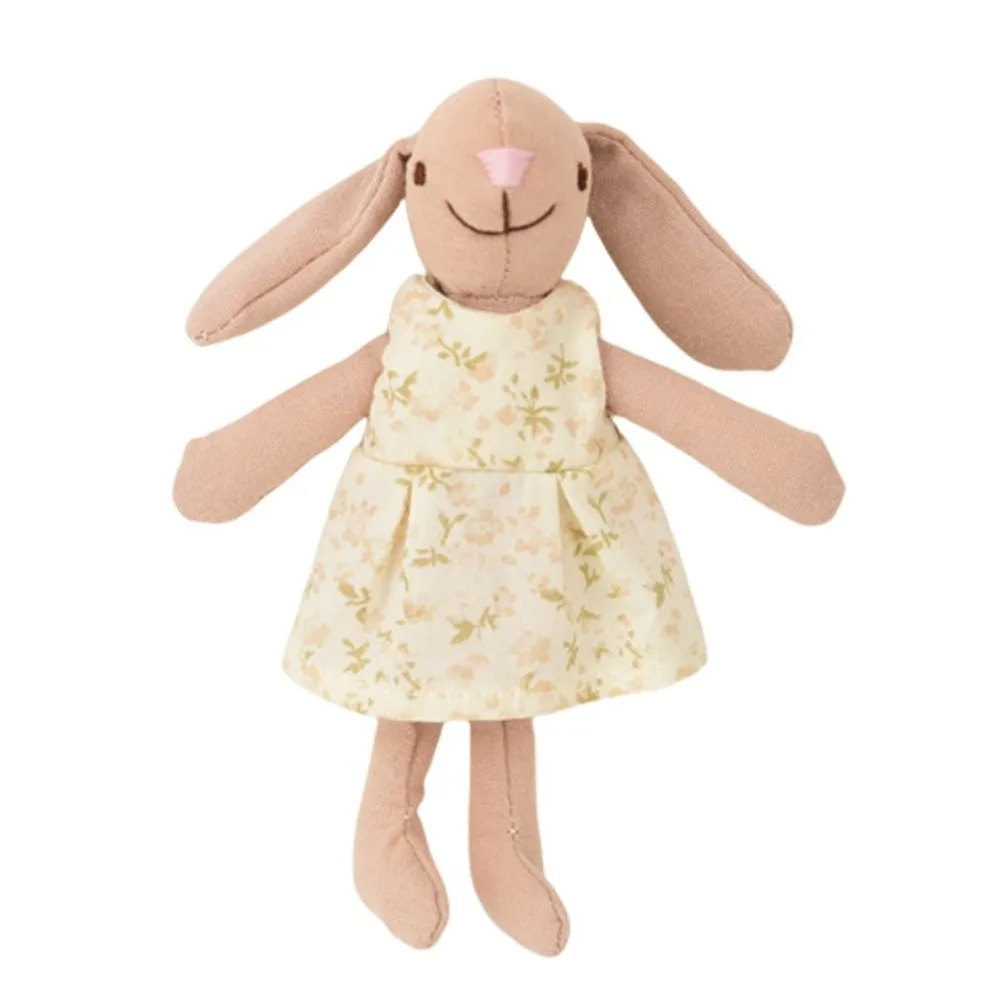 Kids Toy Rabbit Waldorf Doll Knitting Dress Kawaii Cartoon Plush Stuffed Doll Native Stuffed Handmade Doll Toy Kindergarten
