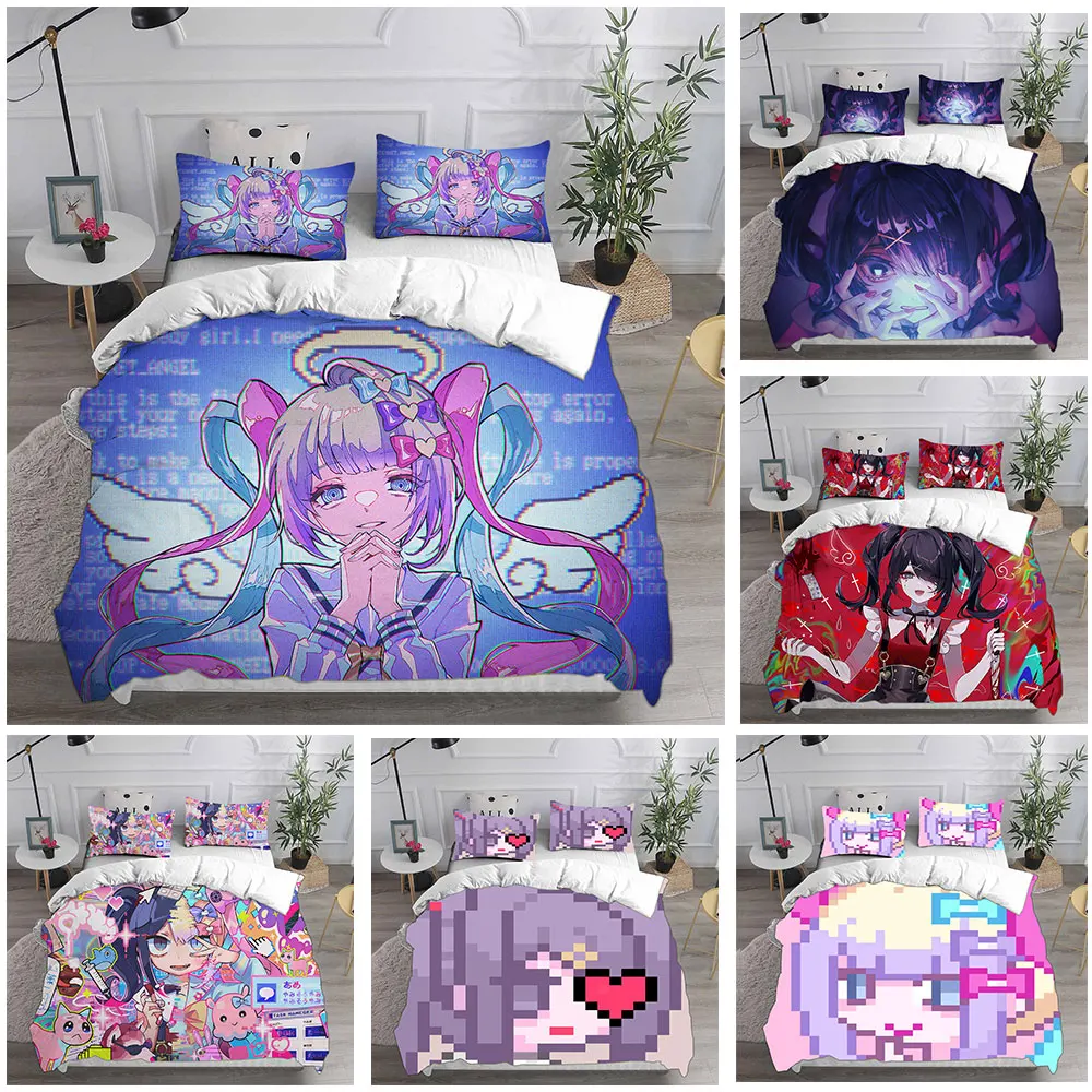 

NEEDY GIRL OVERDOSE Bedding Sets Bed Cover Comforter Duvet Cover Pillow Case 2-3 Pieces Sets Kids Adult Bedroom Decor