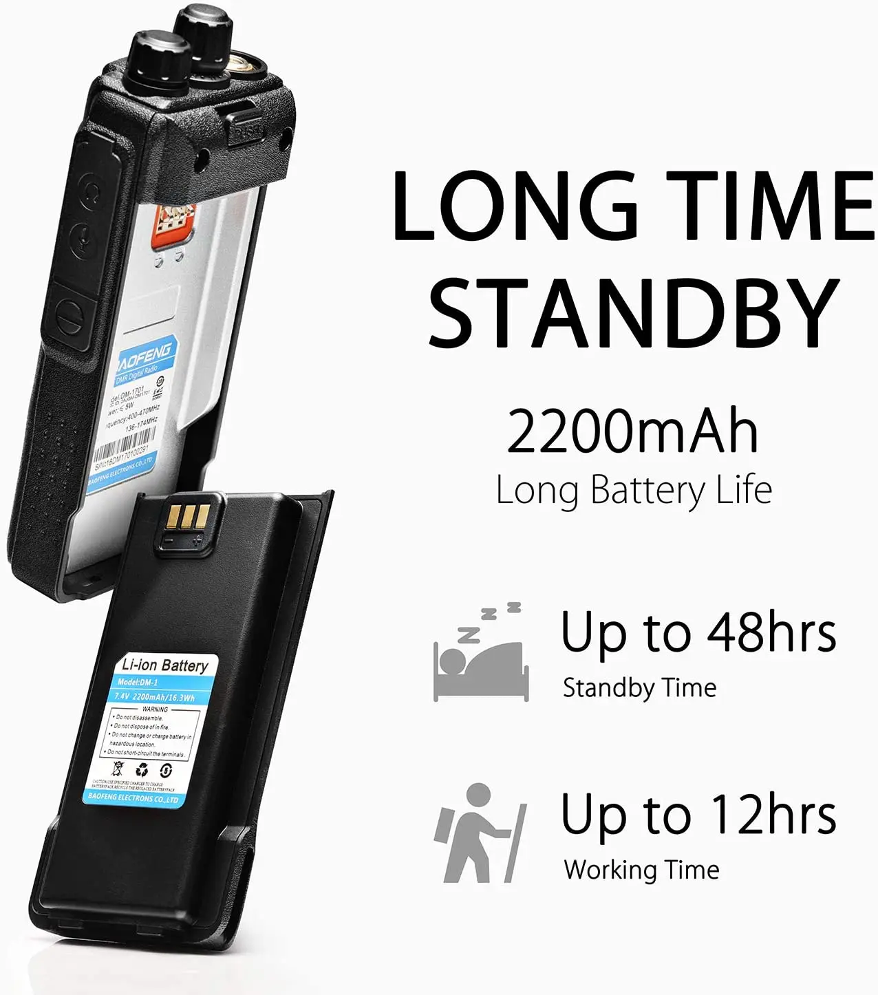 DM-1701 Digital DMR Repeater 3000 Channels Security Guard Equipment Two Way Radio