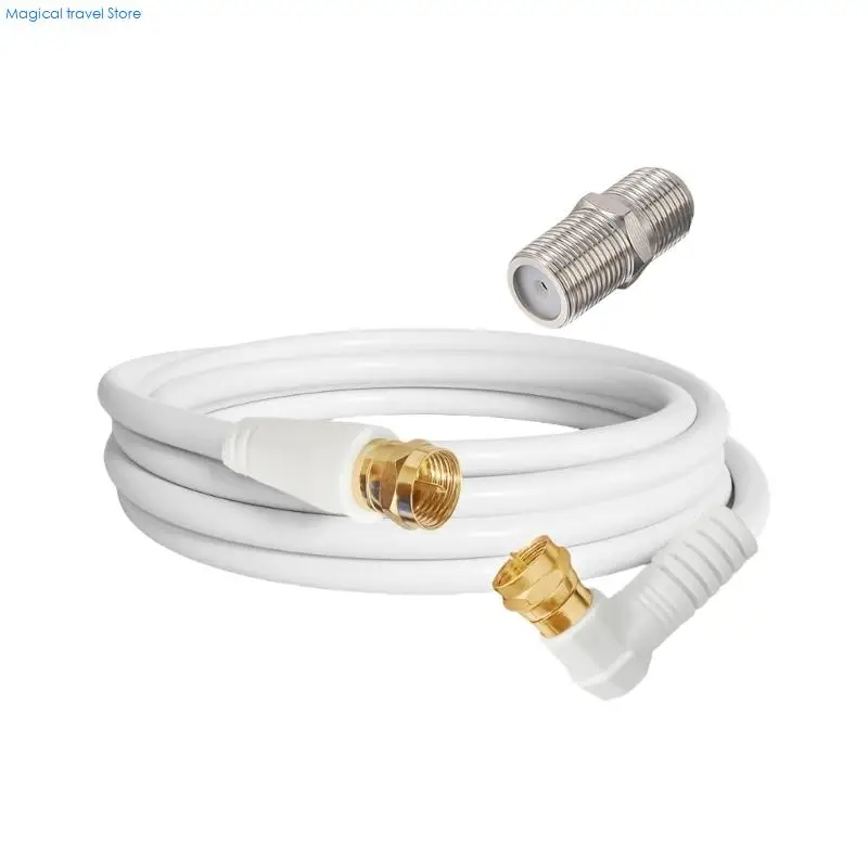 N2UB Professional Grade F Type Male to Male Cable RG59U for Digital Transmission