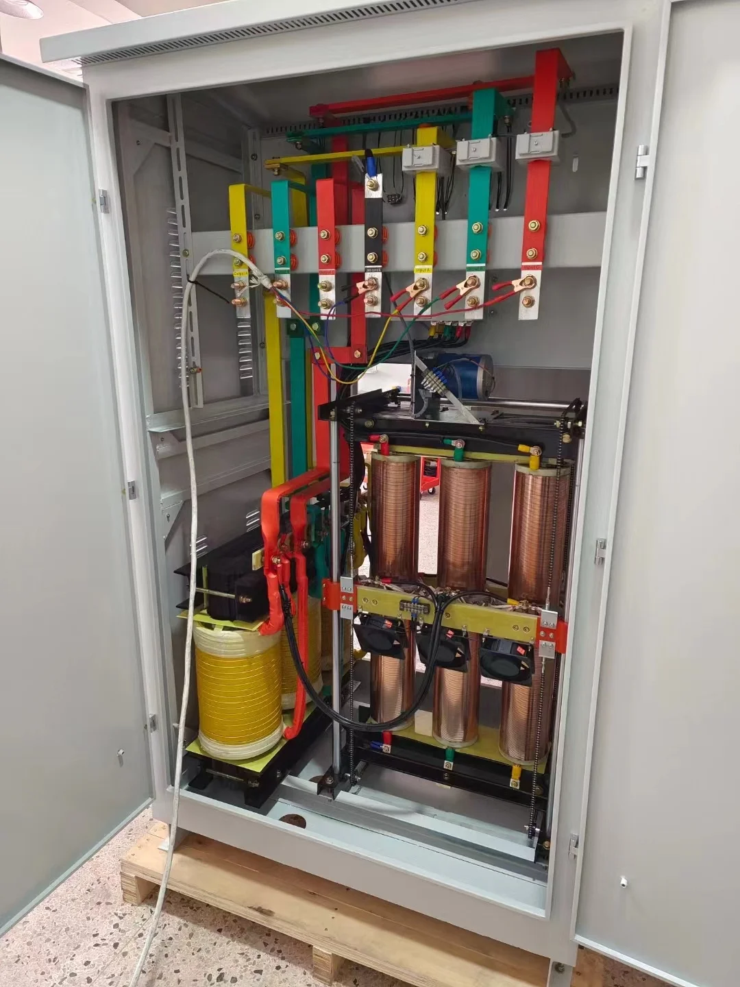 380V high power power booster three-phase regulator compensation regulator power supply 100kva