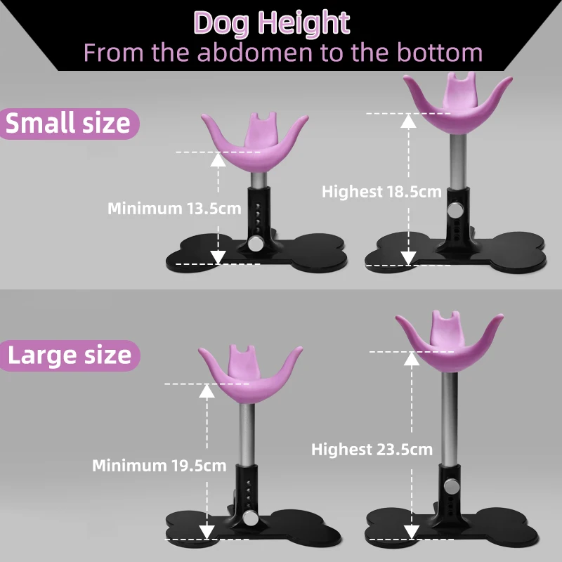 Magic Ladder MOTI Dog Auxiliary Standing Bracket Adjustable Pet Love Small Bench Beautician Fixed Dog Seat For Dog Grooming