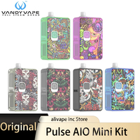 Original Vandy Vape Pulse AIO Mini Kit 80W Box MOD Fit VVC Coil Vessel Pre-Built Tank/RBA Tank Electronic Cigarette Vaporizer