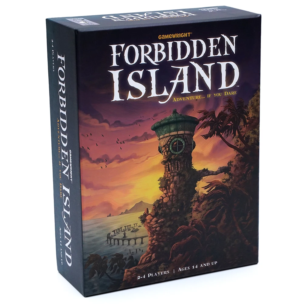 

Настольная игра Forbidden Island Cooperative, приключенческая игра для 2–4 игроков, захватывающий остров, исследование, спасательный вызов