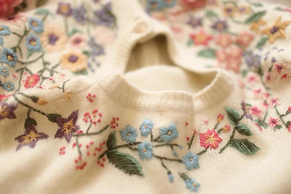 Abbigliamento da donna Cardigan Maglioni Maglioni maglioni autunnali invernali profumati lavorati a maglia con piccoli fiori in stile western europeo