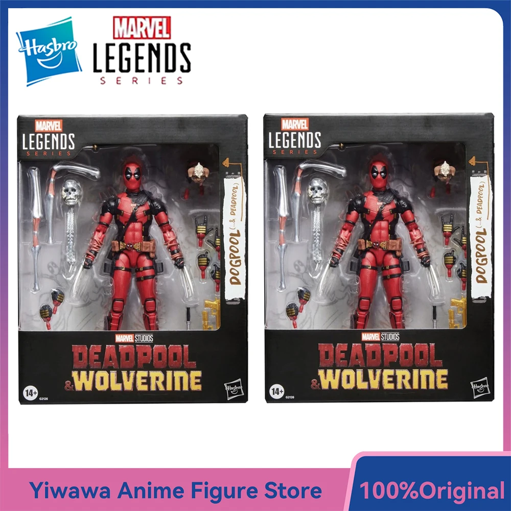 

In-Stock Hasbro Marvel Legends Series Dogpool & Deadpool 15cm Deluxe Anime Action Figure Model Ornament Gift Toys
