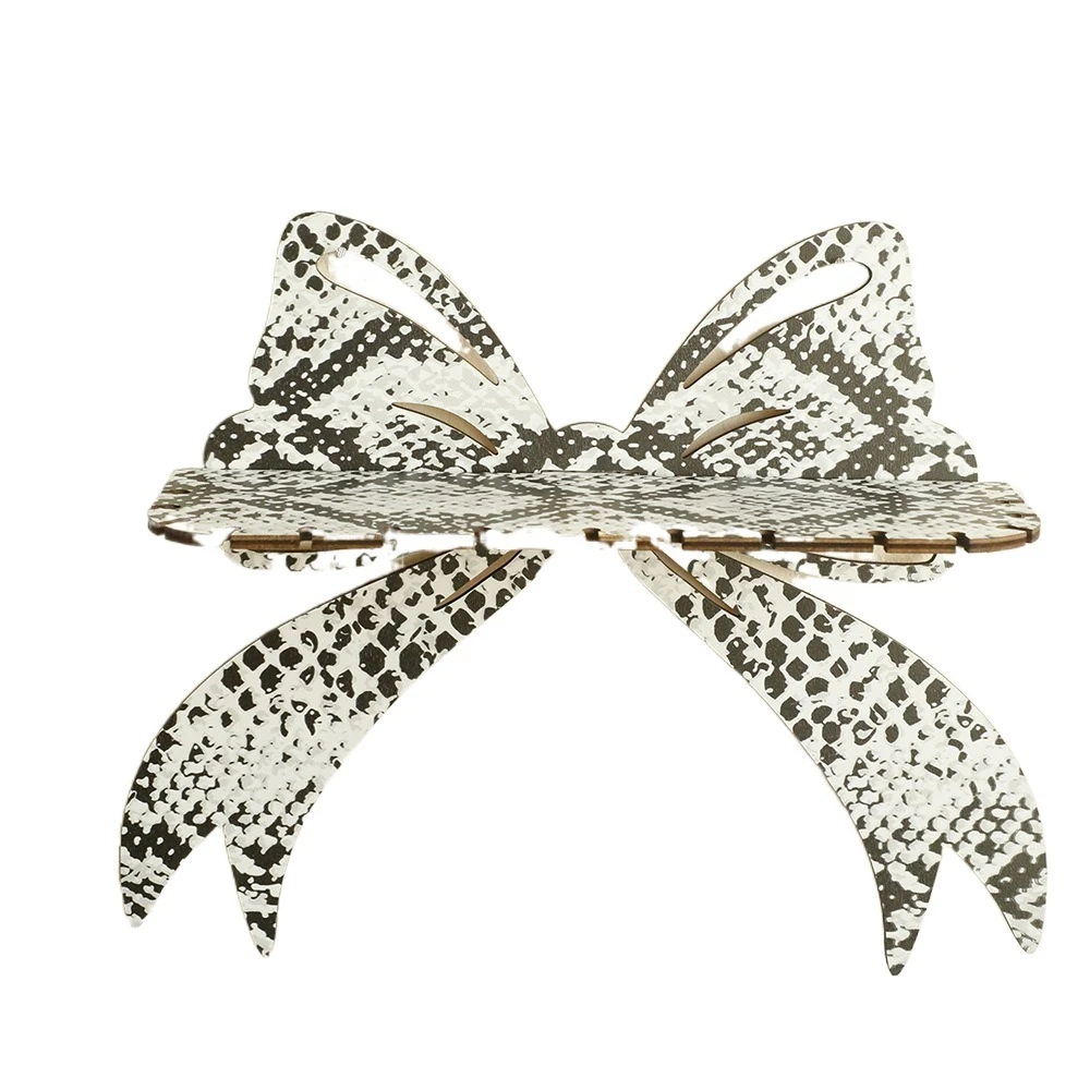 

Bowtie Styles Bohemian Wall Floating Shelf Wooden Snake Patterned Floating Storage Holders Space Saving Wall Mounted
