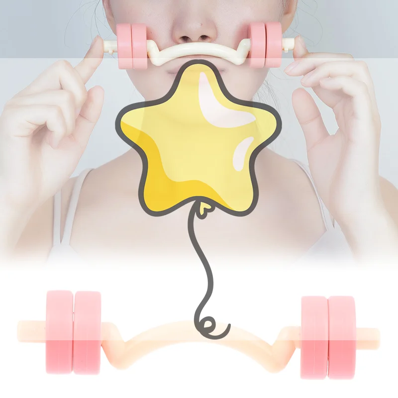 

Face Mouth Exerciser Barbell Design Face Trainer Tool Breathing Device Lift V Face Skin Tightening Face Breathing Exerciser