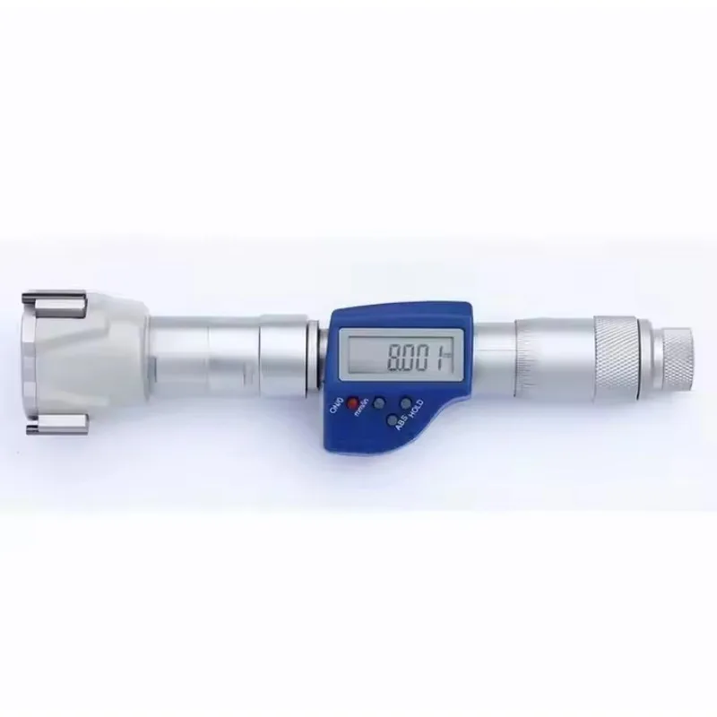Four Pcs Set Digital Three Points Internal Micrometer Checking Diameter Measuring Tools Set 20-50mm Setting Ring Aluminum Box