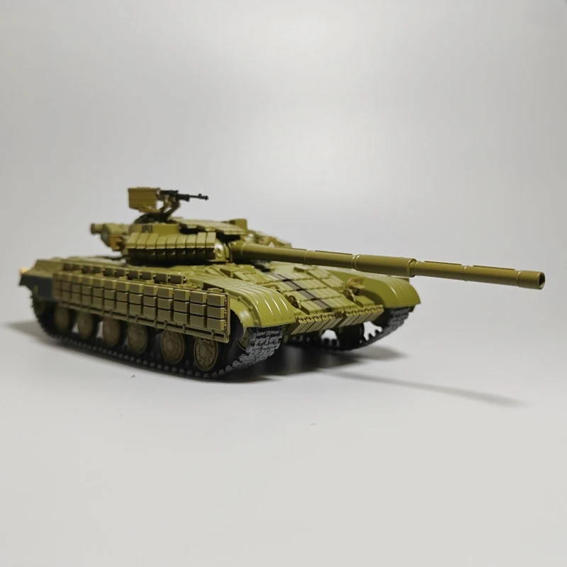 1:43 Scale Diecast Alloy T-64BV Main Battle Tank Model Militarized Combat Track Type Classics Nostalgia Adult Souvenir Gifts