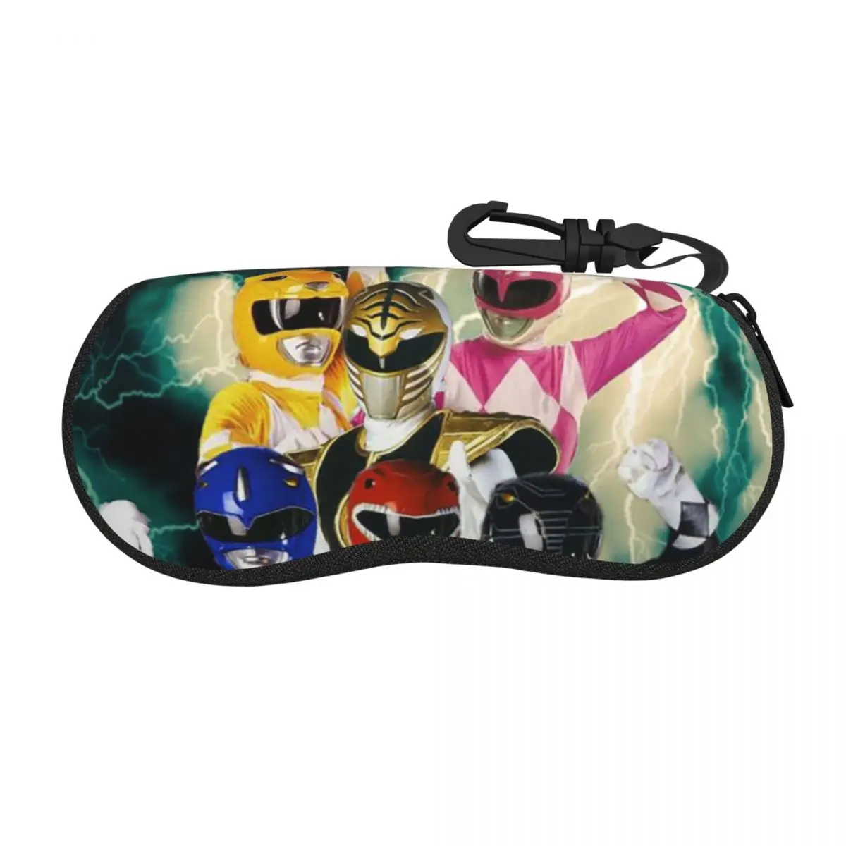 

Mighty Morphin Power Ranger Shell Glasses Case Protector Sunglasses Box Women Men Soft Eyeglass Bag Pouch