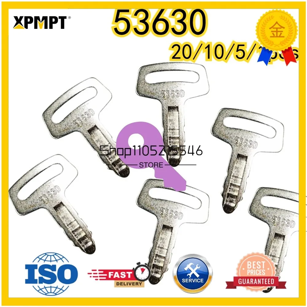 20/10/5/1pcs New RC101-53630 Ignition Keys for Kubota Excavator Loader and Generator K008 KX121-2 KX161-2 R410 R520 KH101 KH151