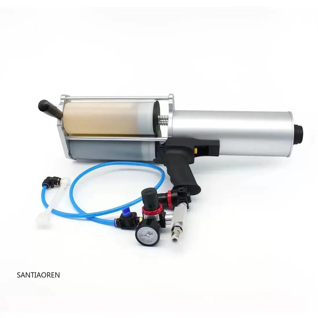 

20251500ml 1:1 Pneumatic Dual Component Caulking Gun 2K Pneumatic Dispensing Gun Air-Powered Spray Cartridge Gun