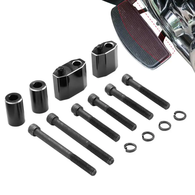 Driver Floorboard Extension Kit Floorboard Motorcycle Driver Extension Kit Rustproof Upgraded Pedal Extension Footrest Spacer