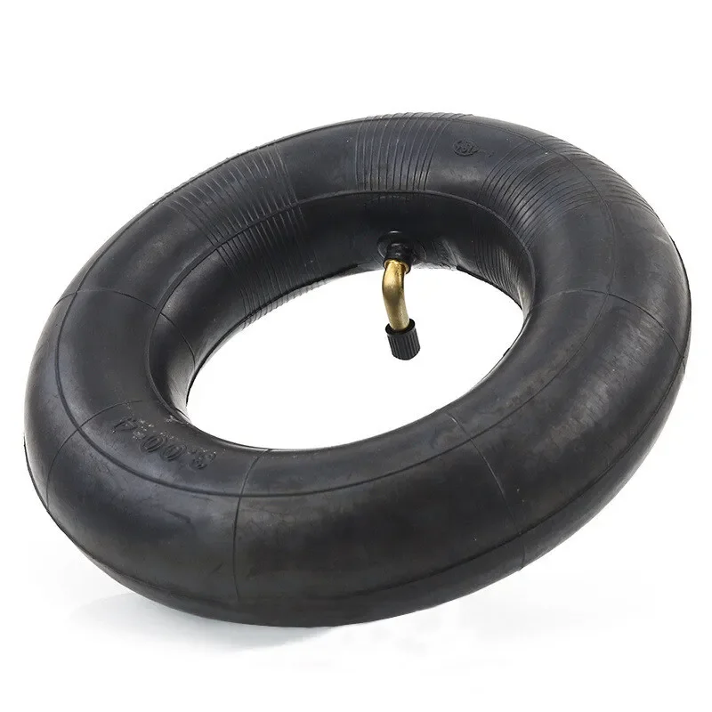 Curved Nozzle Inner Tube 300-4 260x85 for Handcart Unicycle Four Wheel Old Scooter Tire 300-4 Replacement Pneumatic Tube