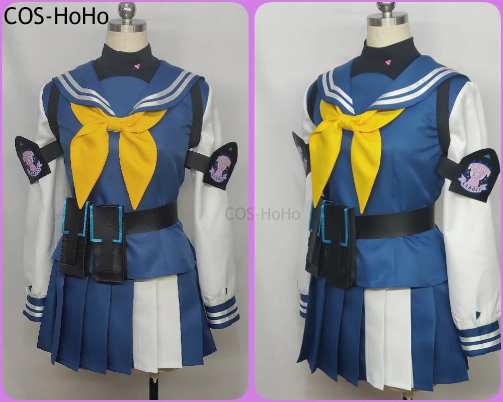 COS-HoHo Blue Archive Sorai Saki Sail Suit Lovely Rabbit Team Uniform Costume Cosplay Halloween Carnival Party Role Play Outfit