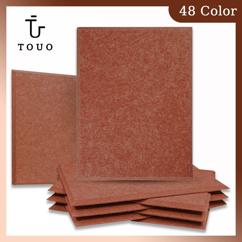 

TOUO Rectangle Acoustic Panels 6 Pcs Soundproofing Deco Door Soundproofing Panels For Home Music Studio Insulation