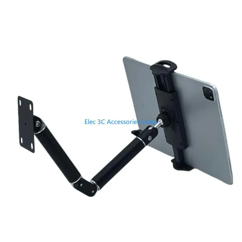 Y51A Multipurpose Tablet Wall Bracket with Extendable Arms for 4 to 13inch Tablets and Smartphones for Various Setting