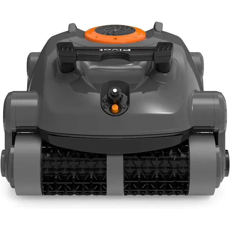 

Беспроводной робот-очиститель Pivot, настенное скалолазание, расширенный срок службы батареи, самостоятельная подготовка, круглые бассейны площадью до 1100 кв. футов, серый