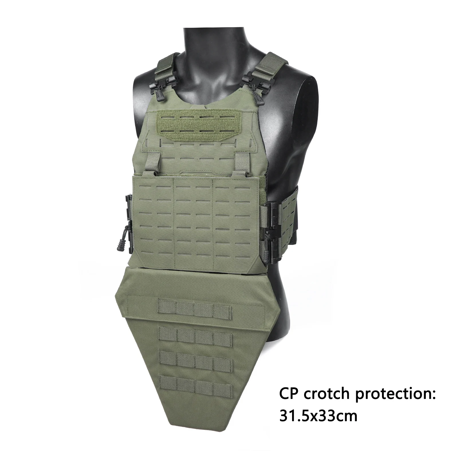 DMGear Chaleco táctico Airsoft con placa liberación rápida Molle