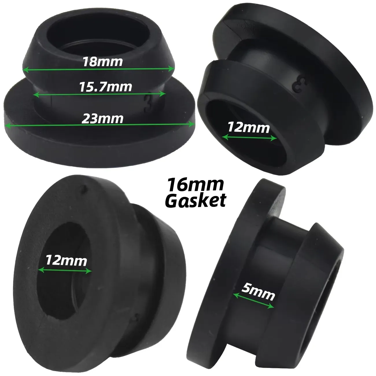 30 Stück Gummidichtung für 16 mm 1/2 Zoll Widerhakenanschlüsse Tropfbewässerung Bewässerungssystem Kit Gewächshaus Landwirtschaft Gartenwerkzeug – Detail 4