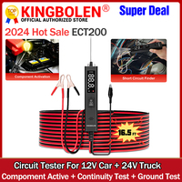 KINGBOLEN ECT200 Car Circuit Tester Power Probe 12V 24V Automotive Diagnostic Tool Electric Voltage Integrated Power Scanner