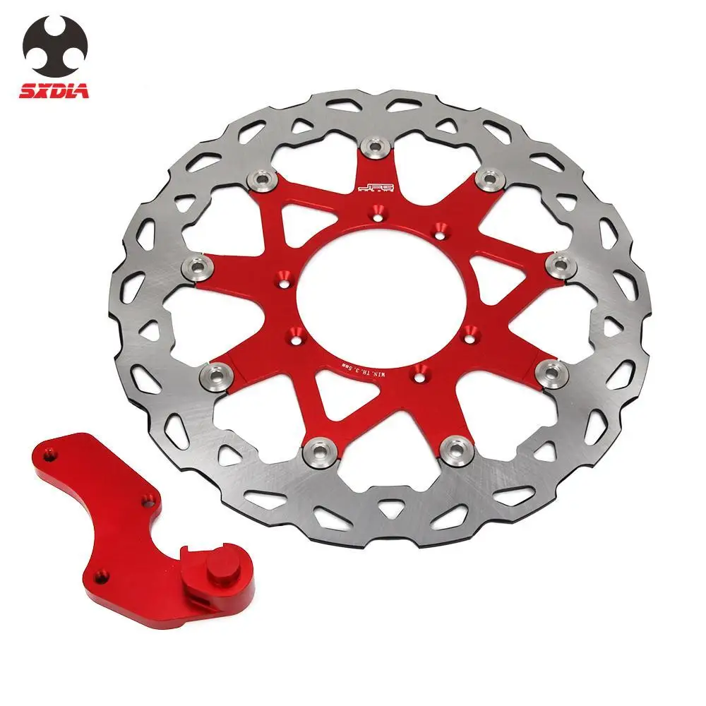 Motorcycle 320MM Floating Brake Discs Rotor With Bracket For HONDA CR125R CRF250R CRF450R CRF250X CRF450X SUPERMOTARD CRF