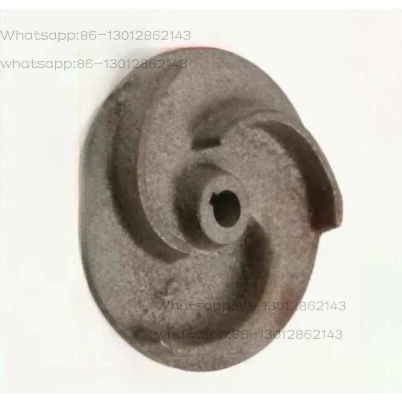 Sewage Pump Impeller Multi Blade Cast Iron Impeller 3-blade Unobstructed Pump Mud Pump Iron Impeller