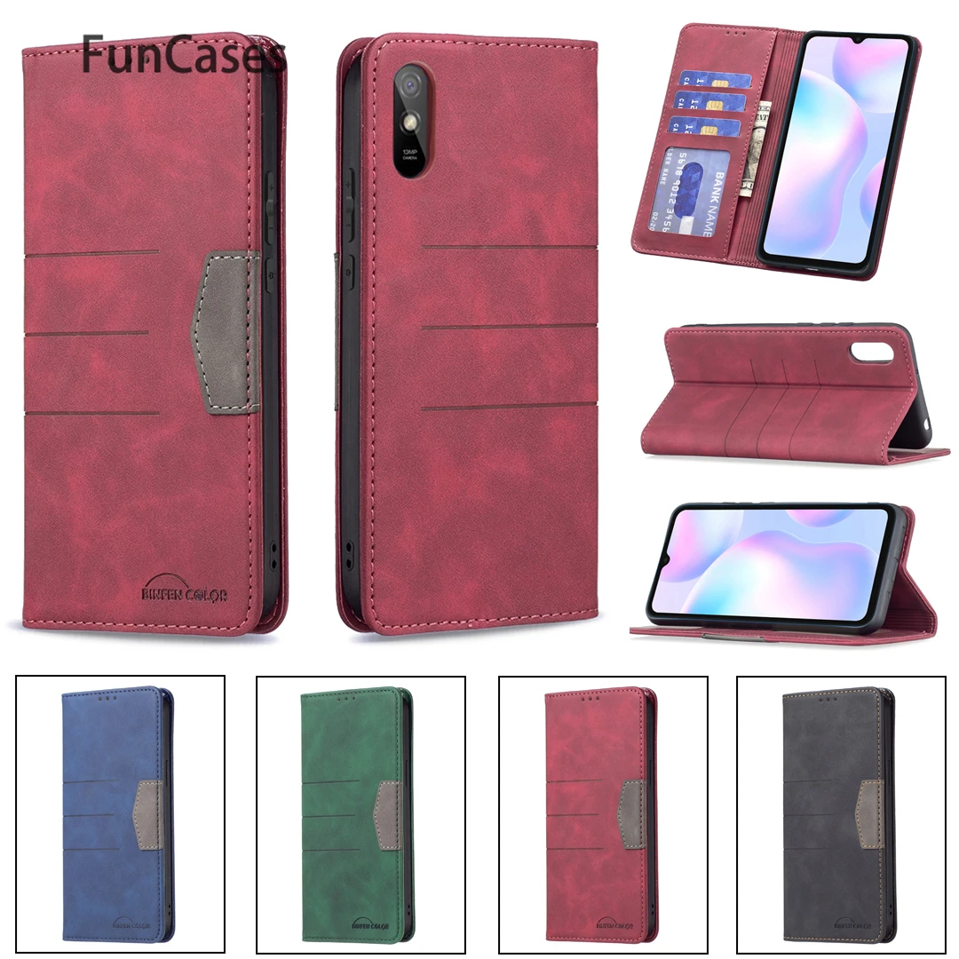 New Stands Feature Phone Pouch For armor Redmi Note 9S Mobile Cover Cell Cases Telefoon Xiaomi Redmi capa Note 9 Pro Max 9A 9C