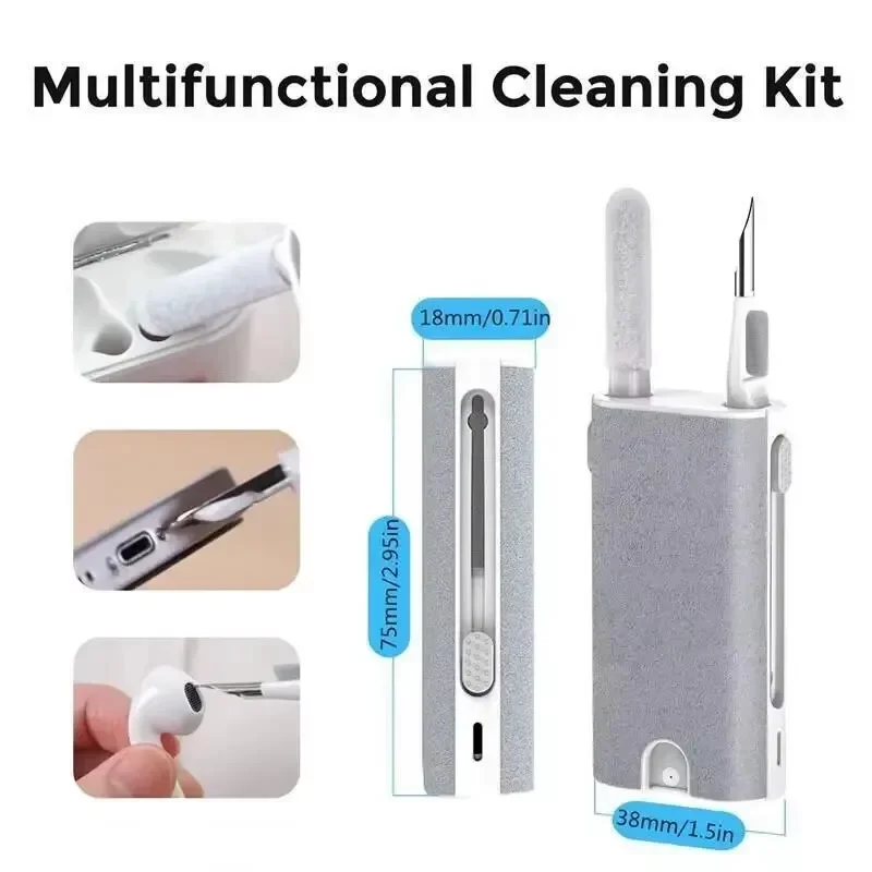 ZLRLMHY Airpod Pro 5-in-1 Cleaning Brush Camera Phone Tablet Laptop Screen Cleaning Tool Headphone Computer Cleaning Kit