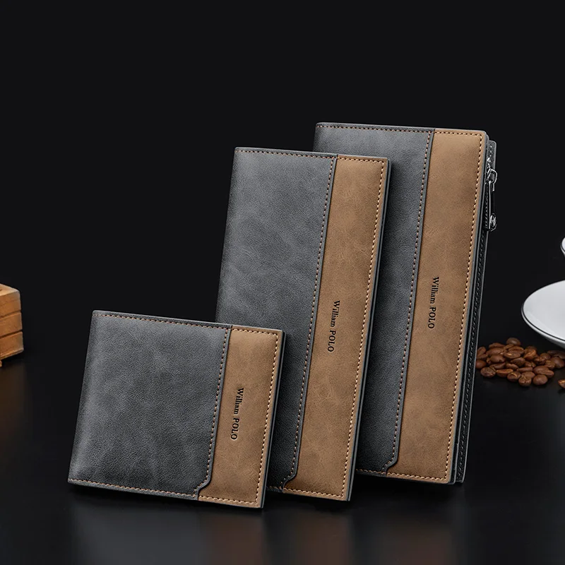 

Men's Fashion Wallet Personalized Colored Card Seat Casual Multi functional Money Bag
