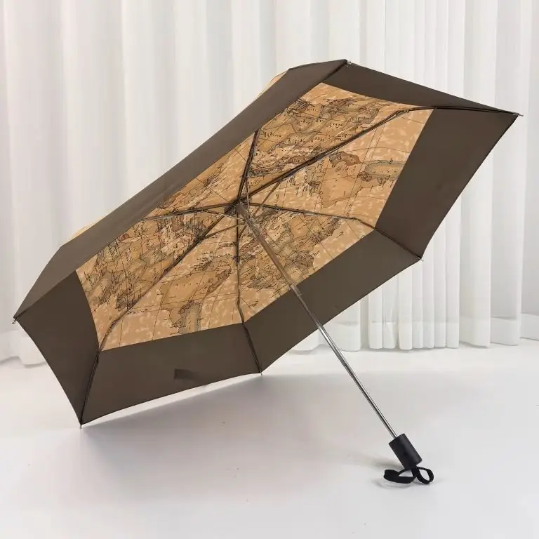 Fully automatic ultra-lightweight windproof and wind-resistant folding umbrella woman