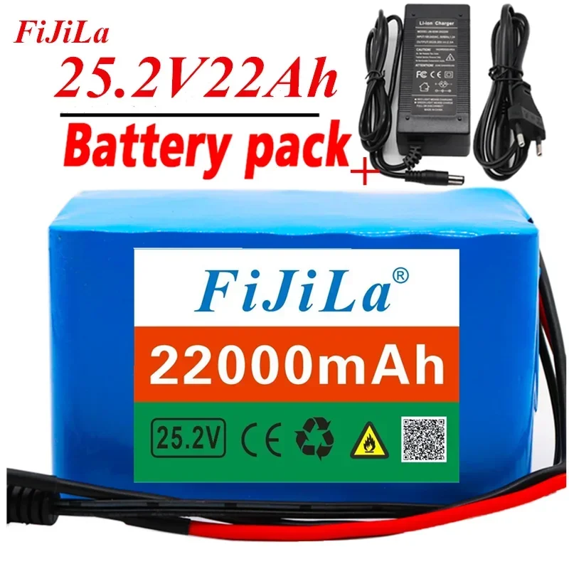 

6s4p 24V 22Ah 18650 Battery Lithium 25.2v 22000mAh Electric Bicycle Moped /Electric/Li Ion Pack with + Charger