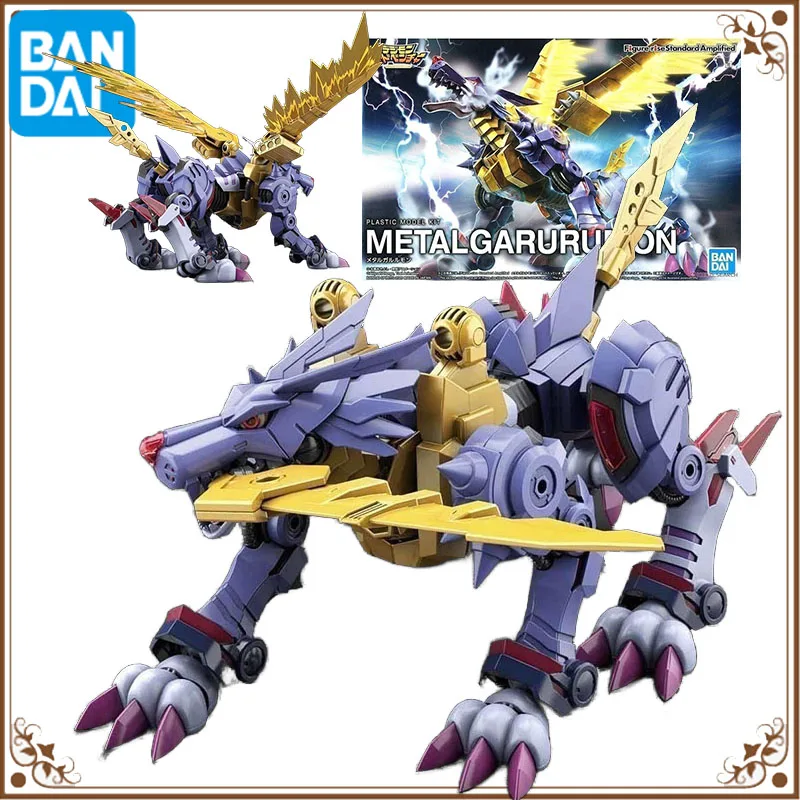 IN STOCK BANDAI ORIGINAL GUNDAM FIGURE RISE DIGIMON STEEL GARURU BEAST Assembled Animated Character Model Collection