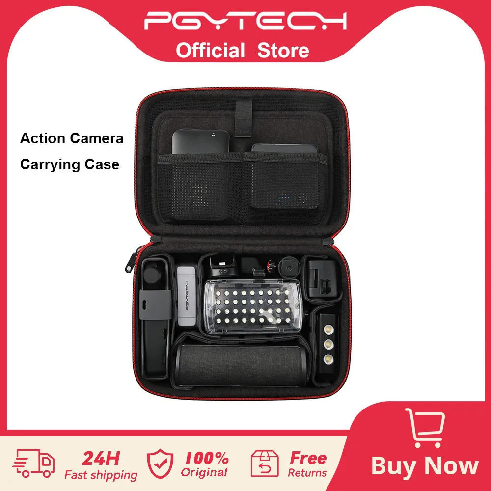 PGYTECH OSMO Action Camera Carrying Case Waterproof Portable Bag Storage Box Compatible For DJI Osmo Pocket/ Pocket 2 /Pocket 3