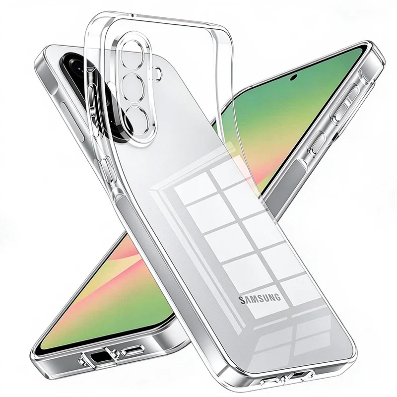 Ultra Thin Clear Soft Case For Samsung A57 A37 A27 A17 A56 A36 A26 A16 A55 A35 A15 A54 A14 A53 A73 Shockproof Silicone TPU Shell