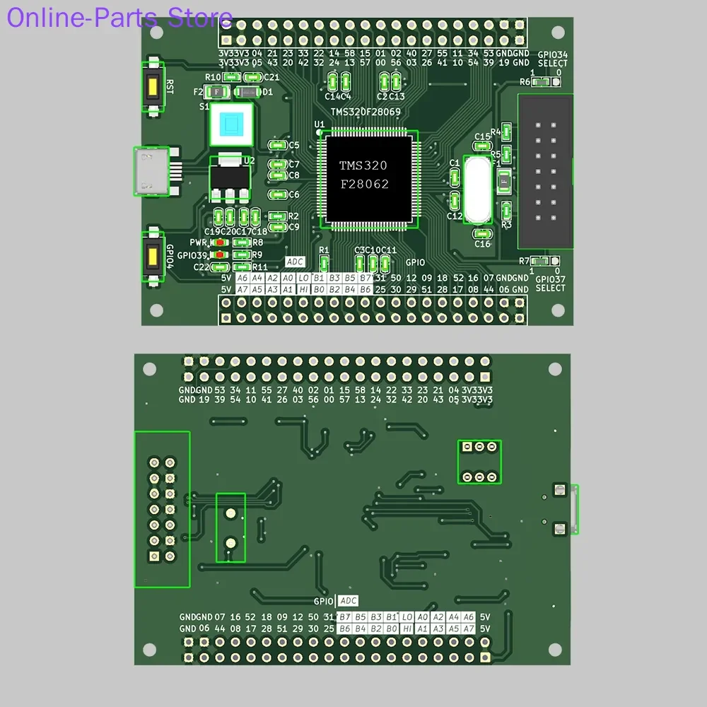 TMS320F28062 Development Board DSP28335 Core Board C2000 Minimum System