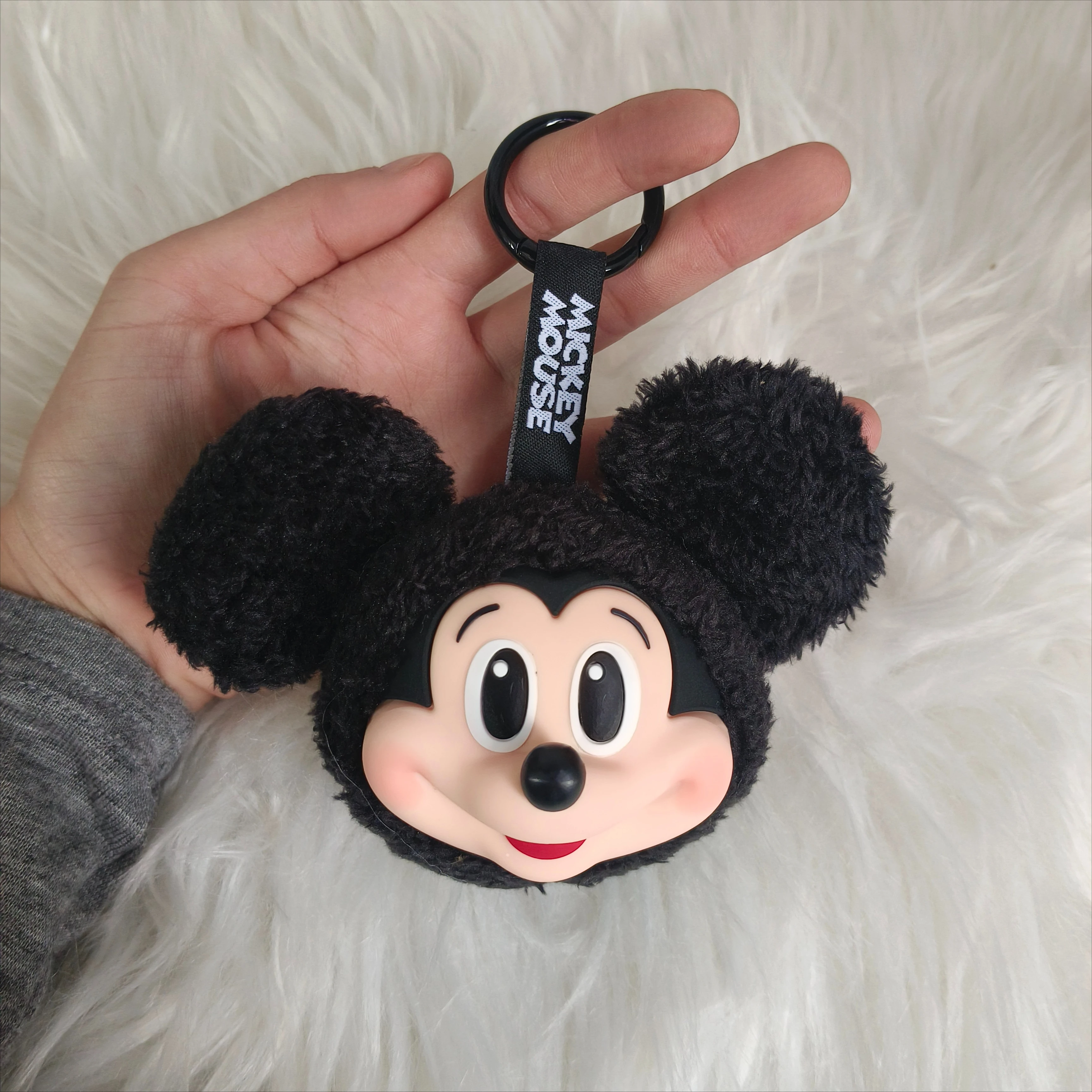 Disney mickey & minnie 15cm boneca de pelúcia chaveiro bonito personagem dos desenhos animados saco de pelúcia charme pingente brinquedo presente para crianças