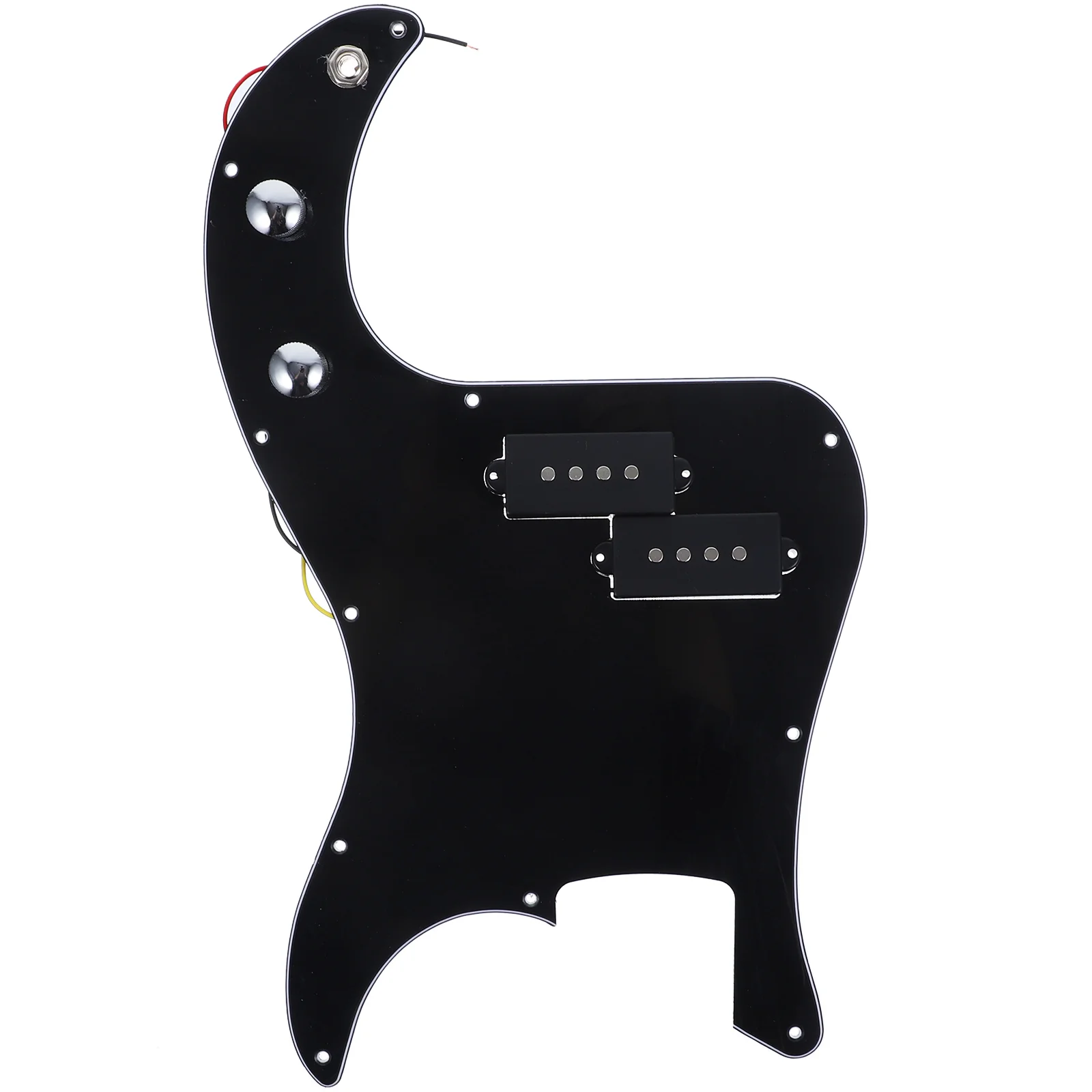 

PB Bass 3 Ply Loaded Pickguard Pickup for Guitar Musical Instrument (Black) PB Bass Pickguard