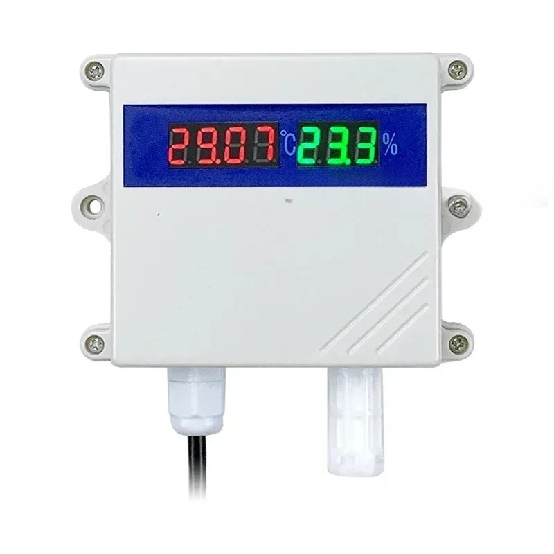 

Temperature and humidity transmitter sensor waterproof, high-precision 4-20mA RS485 temperature and humidity meter display