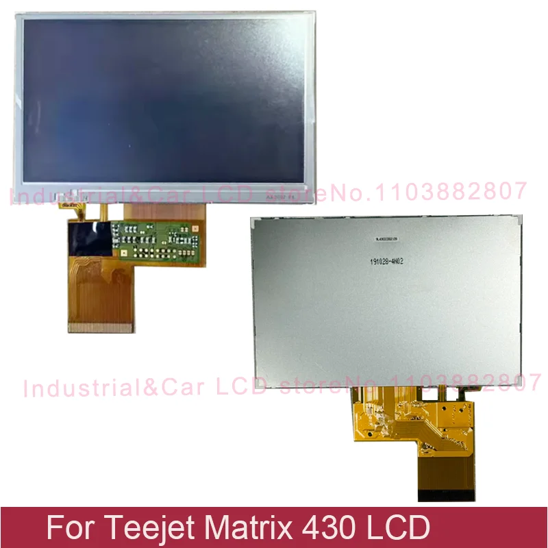 

Original 4.3 Inch Full Color LCD Display With Touchscreen For TeeJet 430 Matrix /Teejet Matrix 430 LCD Replacement 480*272