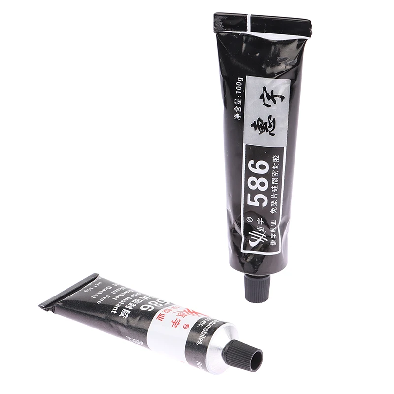 Car Sealant Glue 586 Black Silicone Free-Gasket Automobile Sealant Repairing Glue Adhesive Waterproof Oil Resistance Sealant