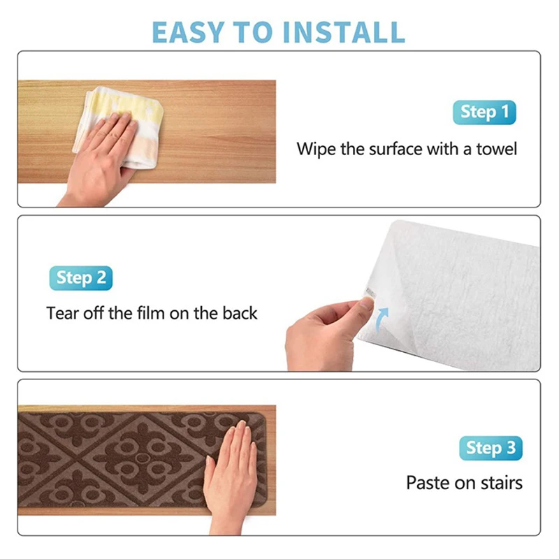 Stair Mat indoor anti slip Carpet treads non rugs